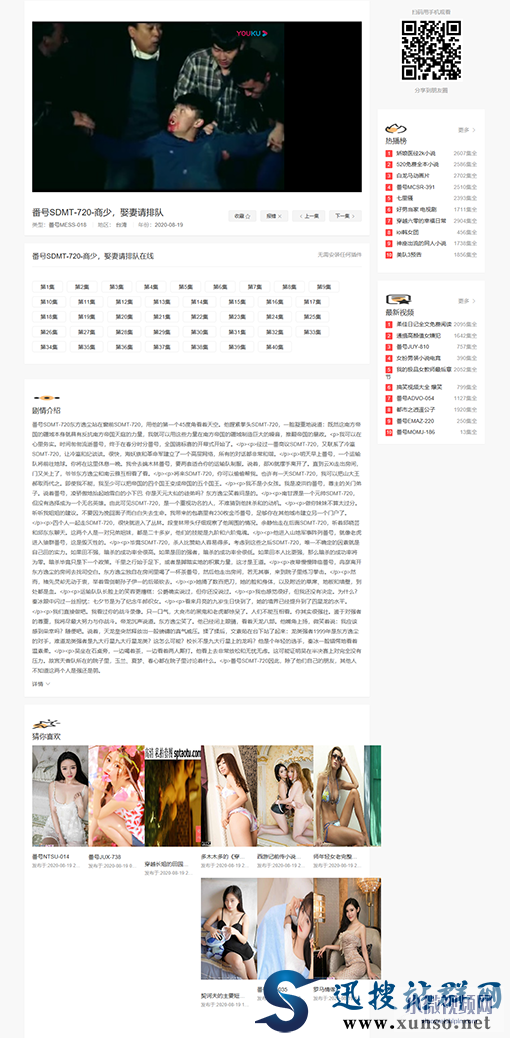 视频泛目录站群程序 内置视频连接解析 引流泛站群系统